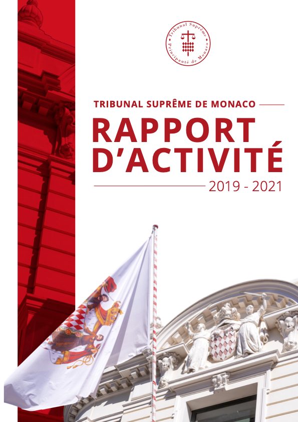 Rapport d'activité 2019-2021 du Tribunal Suprême de Monaco